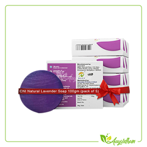 CNI Natural Lavender Soap 100gm pack of 5