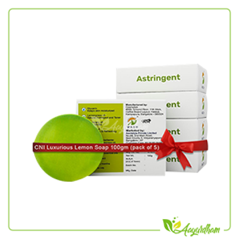 CNI Luxurious Lemon Soap 100gm (pack of 5)