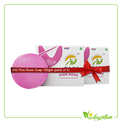 CNI Pink Rose Soap 100gm (pack of 2)
