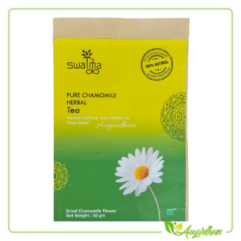 Swatma Pure Chamomile Herbal Tea Pack Of 5( 50 Grams)