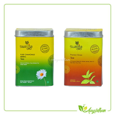 Swatma Pure Chamomile Tea+Swatma Premium Green Tea