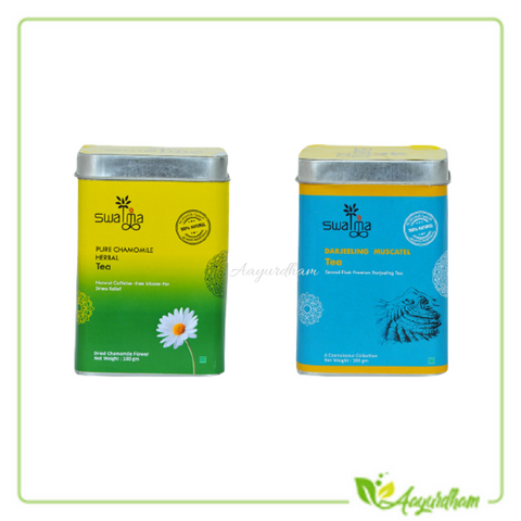 Swatma Pure Chamomile Tea  + Swatma Darjeeling Tea