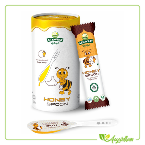 Aryavrat Naturals-Royal Honey Spoon (20 Spoons)
